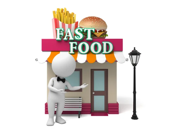 Fast food restaurant — Stock Photo, Image