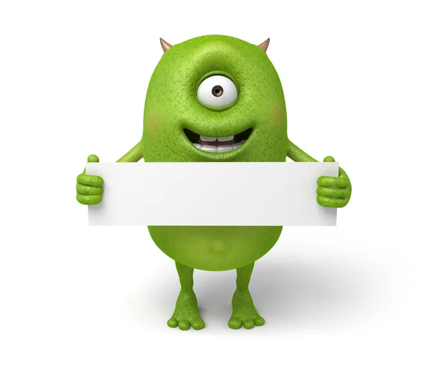 Monster,information board — Stock Photo, Image