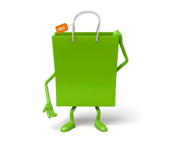 Shopping Bag cartoon — Stock Photo, Image