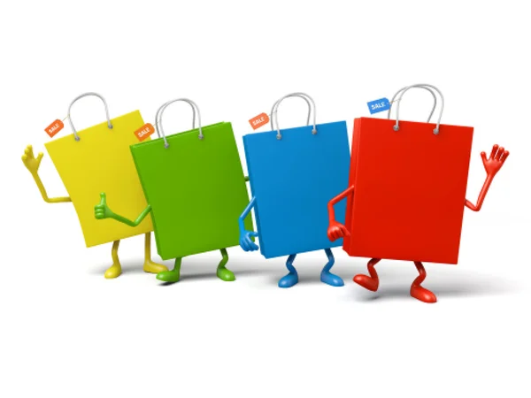 Shopping Bag group, photo, — Stock Photo, Image