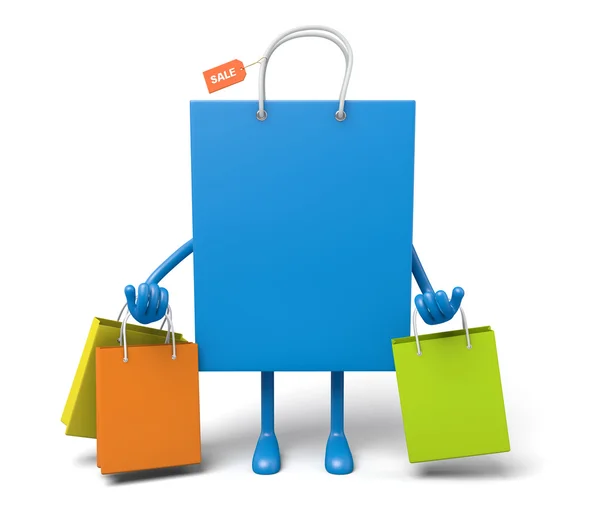 Shopping Bag storage, — Stock Photo, Image