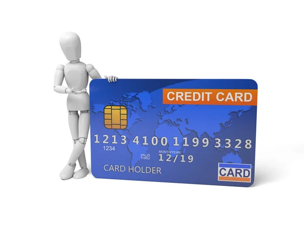 Kreditkarte, Kredit, Schulden, — Stockfoto