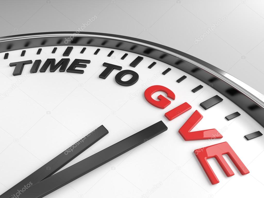 Time to give