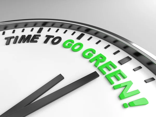 Time to go green — Stock Photo, Image