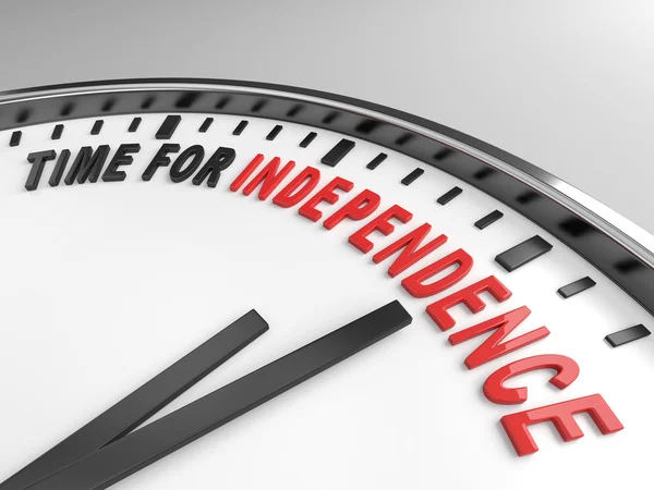 Time for independence — Stock Photo, Image
