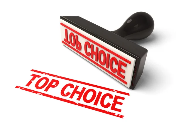 Top, choice, stamp — Stock Photo, Image