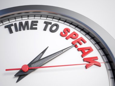 konuşmak için zaman