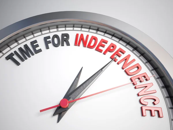 Time for independence — Stock Photo, Image