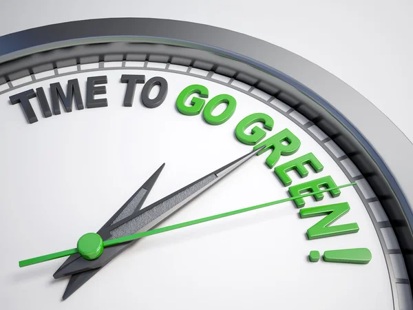 Time to go green — Stock Photo, Image