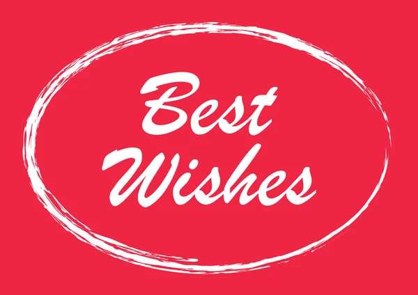 En iyi dileklerimle poster tipografi kartı