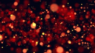 Parlayan hareketli bulanık parçacıkların soyut arkaplanı