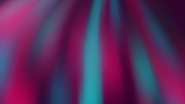 Fondo abstracto con rayas oscilantes borrosas en tonos azules y rosados — Vídeo de stock