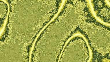 Geometrik şekillerin bilgisayar tarafından oluşturulan görüntüsü uzayda yavaşça konumlarını değiştiriyor
