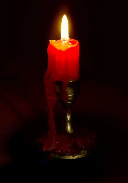 Burning candle — Stock Photo, Image