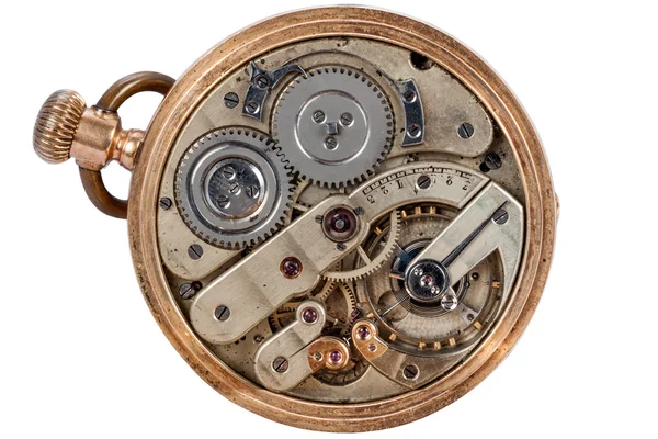 Relógio relógio de bolso velho — Fotografia de Stock
