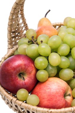 hasır pottle meyve ile