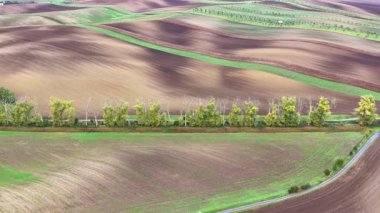 Güzel bir sonbahar manzarası. Tarım, seyahat, çevre ve doğa kavramı. Manzara fotoğrafçıları için dünyaca ünlü bir bölge. Conde Nast Traveller dergisi dünyanın en güzel 50 yeri arasında yer aldı..