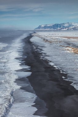 Dyrholaey Promontory, İzlanda, Kuzey Atlantik Okyanusu