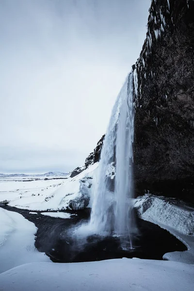 Seljalandsfoss Ισλανδία Βόρειος Ατλαντικός Ωκεανός — Φωτογραφία Αρχείου