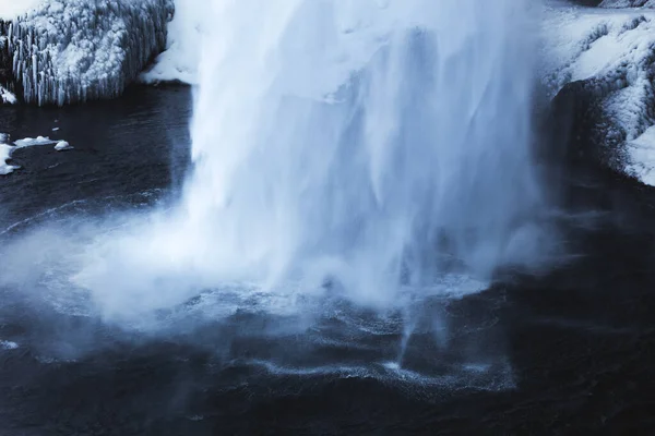 Seljalandsfoss Islanda Oceano Atlantico Settentrionale — Foto Stock