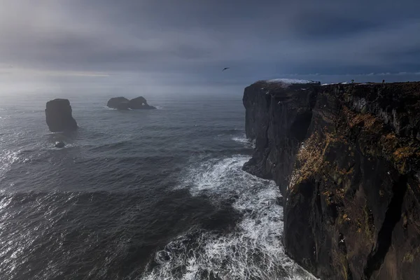 Dyrholaey Promontory Islândia Oceano Atlântico Norte — Fotografia de Stock