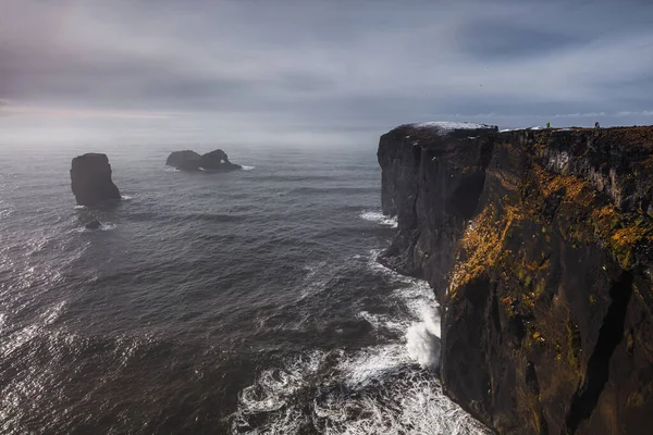 Dyrholaey Promontory Islândia Oceano Atlântico Norte — Fotografia de Stock