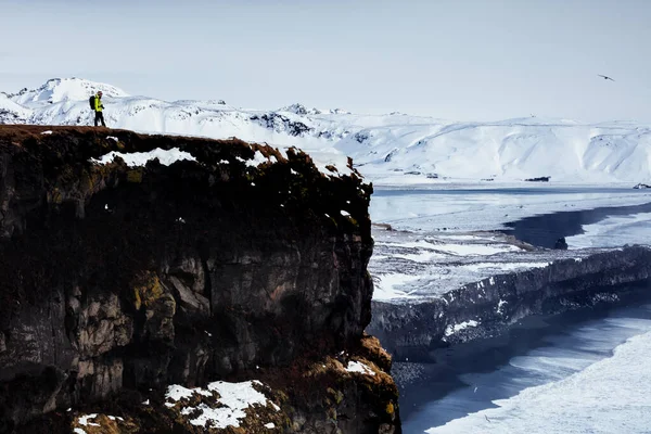 Dyrholaey Promontory Islândia Oceano Atlântico Norte — Fotografia de Stock