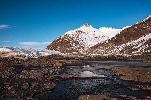 Печери Блакитного Льоду Льодовику Йокулсарлон Ісландія Північний Атлантичний Океан — стокове фото