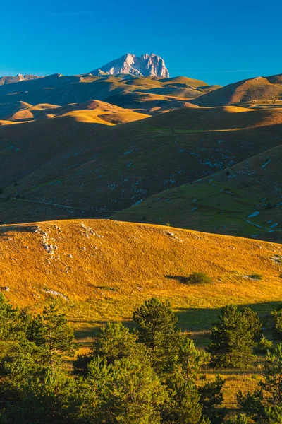 Vista Corno Grande Abruzzo Itália — Fotografia de Stock