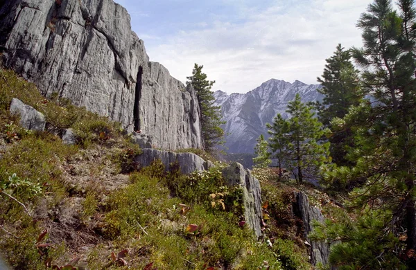 Naturlandschaften im Sayan-Gebirge (Herbst ) — Stockfoto