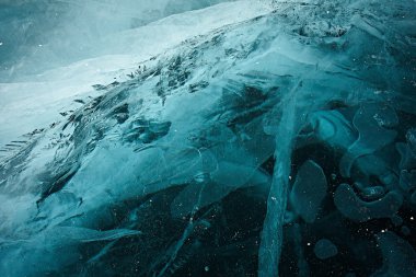 Baykal Gölü buz makro evren