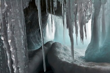 Baykal Gölü buz makro evren