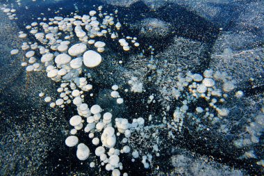 Baykal Gölü buz makro evren