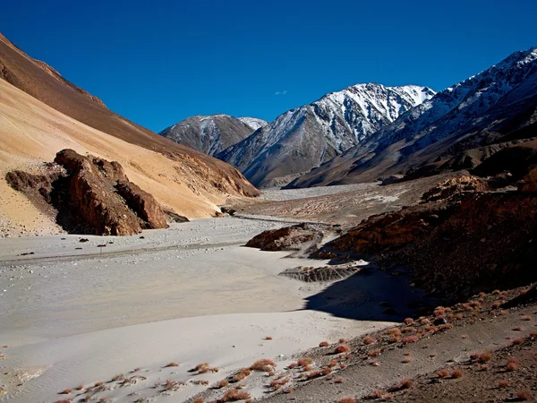 Panorama's van Himalaya aard landschappen Tibet, Nepal, India — Stockfoto