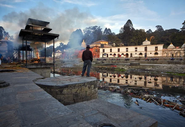 ARQUITECTURA DE HIMALAYAS EN NEPAL — Foto de Stock
