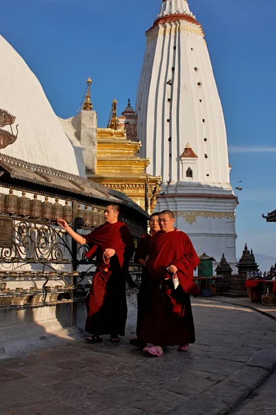 Nepa mimarisinde Himalayalar — Stok fotoğraf