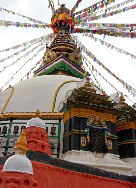 HIMALAYAS ARCHITECTURE IN NEPAL — Stock Photo, Image