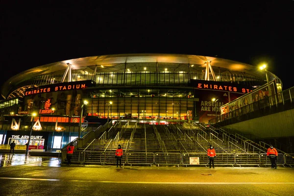 London First Fans Returning Arsenal Stadium Eight Month Break Due Stock Photo