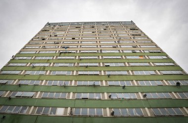 Londra / İngiltere - 2 / 15 / 21 - Leytonstone 'daki iki eski apartman