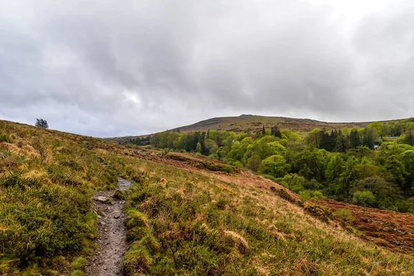 Wild Barren Landscape Dartmoor National Park Devon — Stock Photo, Image
