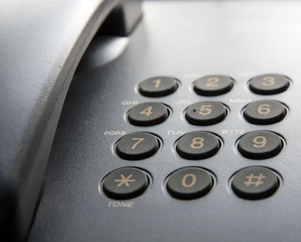 Siyah sabit telefon.