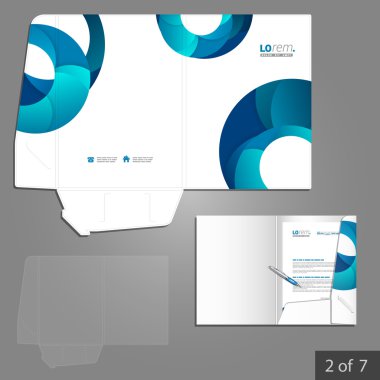 kurumsal kimlik. düzenlenebilir kurumsal kimlik şablonu. Klasör tasarım şablonu