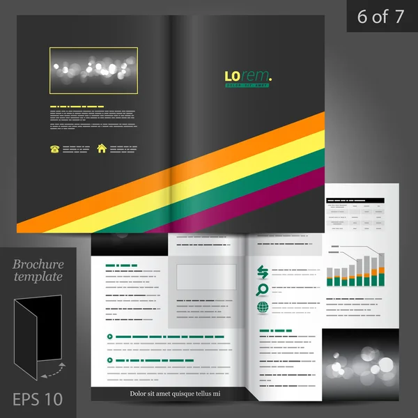 Projekt szablonu broszury — Wektor stockowy