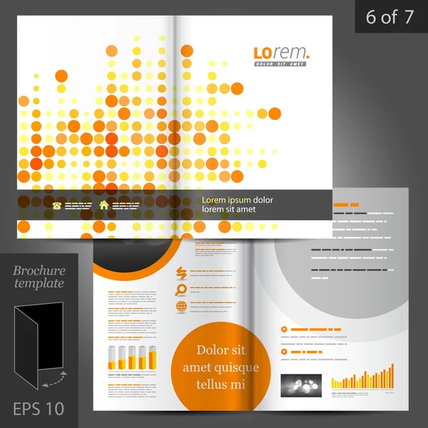 Projekt szablonu broszury — Wektor stockowy