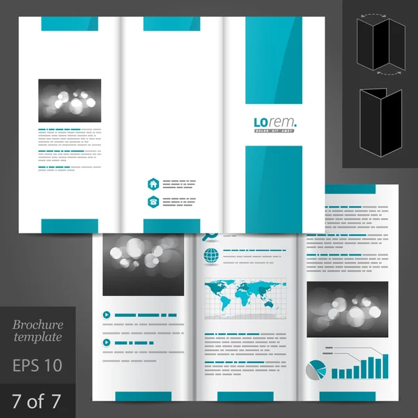 Utformning av broschyrer — Stock vektor