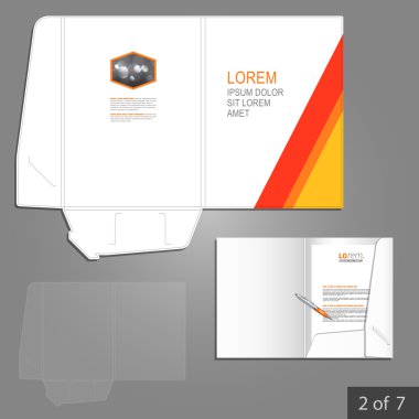 Klasör tasarım şablonu