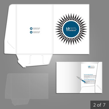 Klasör tasarım şablonu