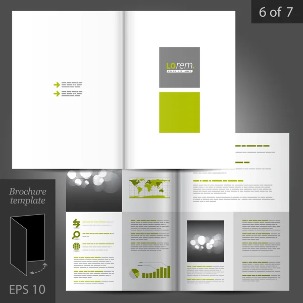 Conception du modèle de brochure — Image vectorielle