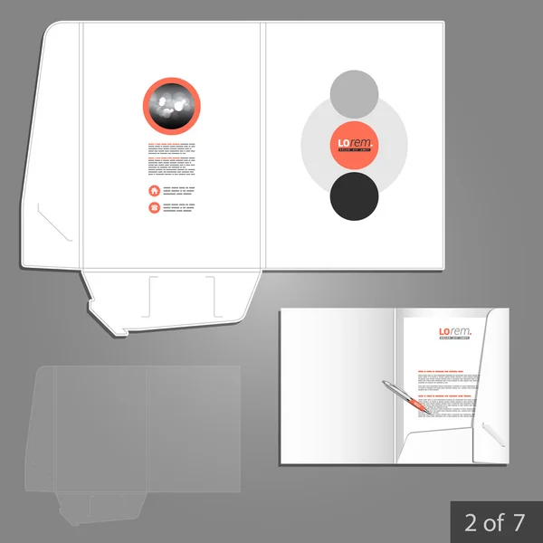 文件夹模板设计 — 图库矢量图片