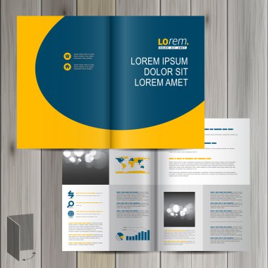 Broşür şablon tasarımı